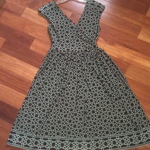Maggy London wrapped top dress